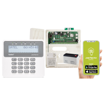 ZESTAW ALARMOWY SATEL PERFECTA 16-WRL SET-A PRF-LCD GSM PUSH